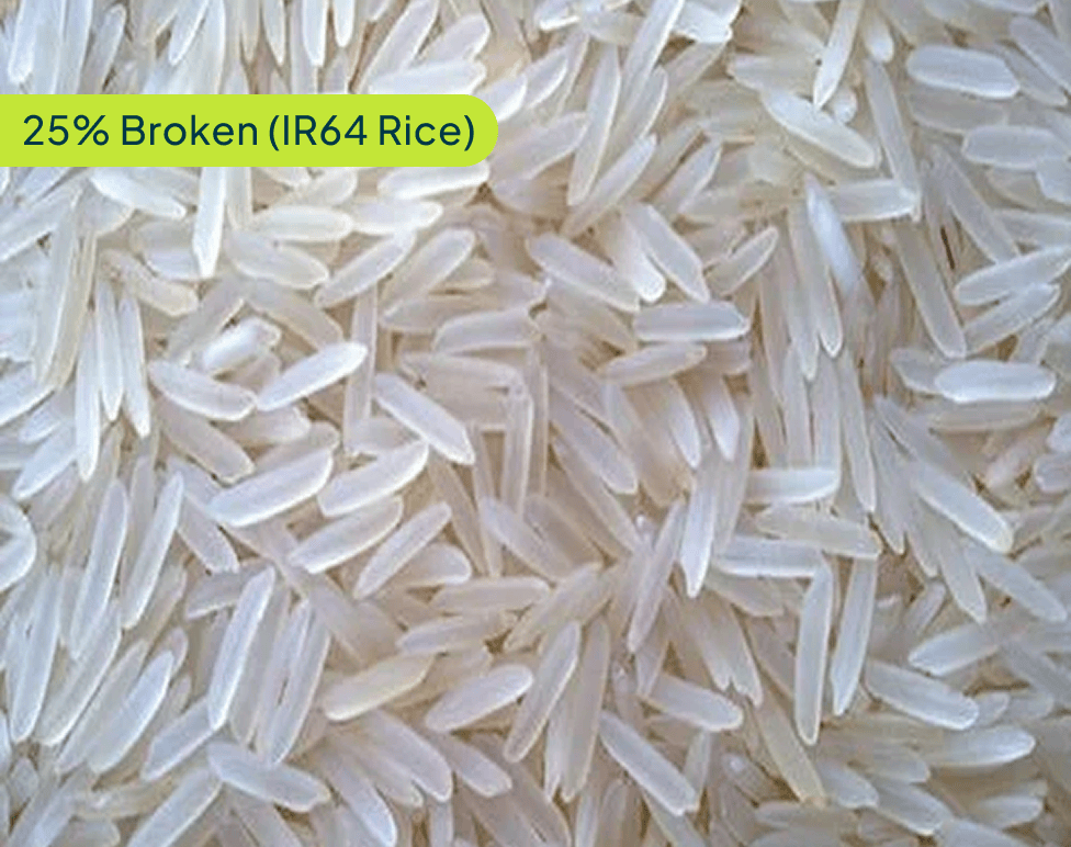 25% Broken (IR64 Rice)