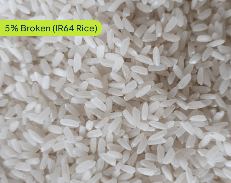 5% Broken (IR64 Rice)