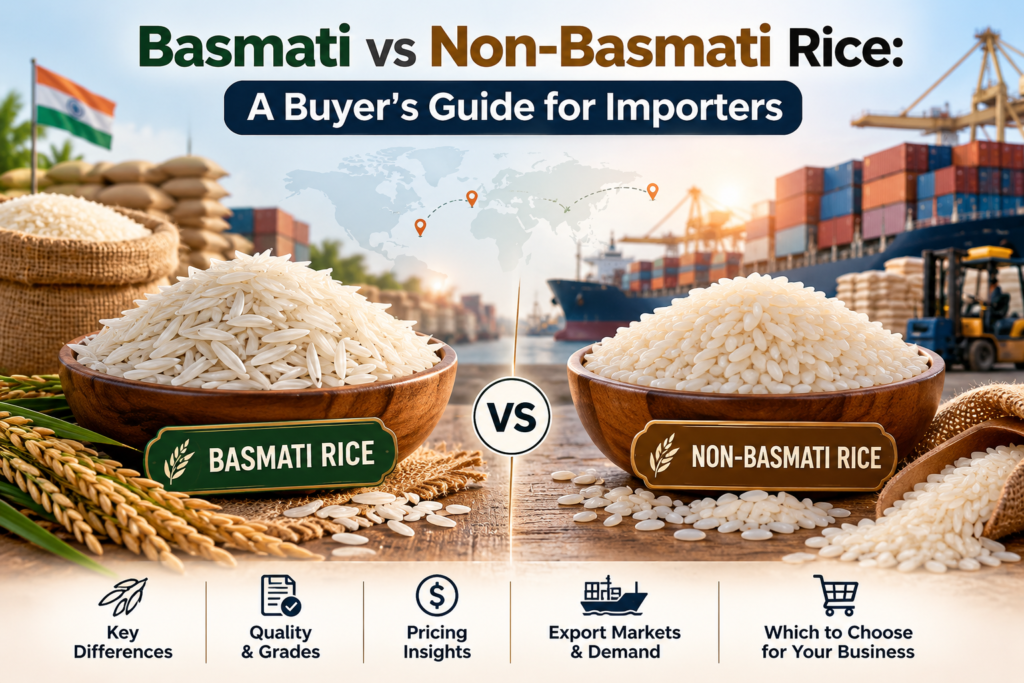 Basmati vs Non-Basmati Rice: A Buyer's Guide for Importers